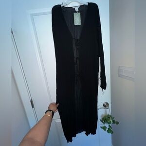 Black Tie Cover up/Dress/Kimono